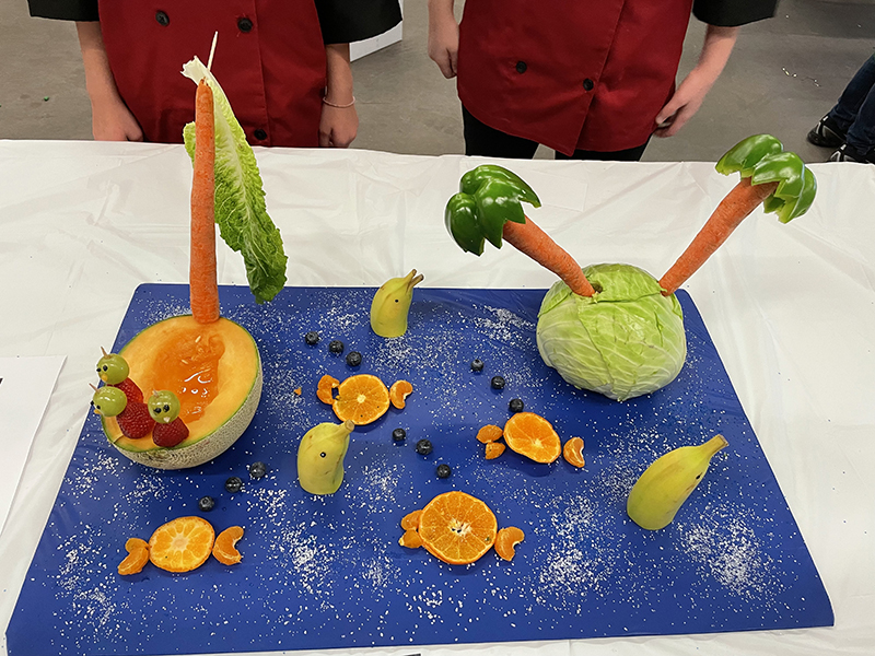 Fruit Sculpting Canadian County Intermediate Third Place Fruit Sculpting Canadian County Intermediate Third Place