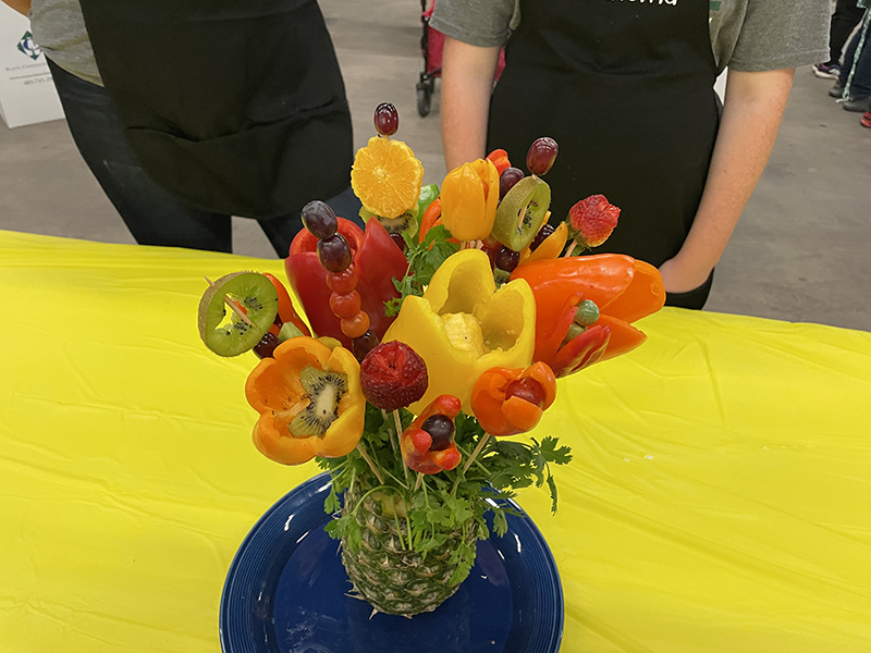 Fruit Sculpting Grant County Senior Champion Fruit Sculpting Grant County Senior Champion